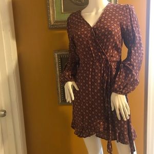 Band of Gypsies burgundy dress